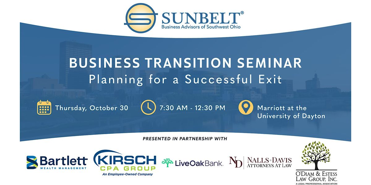 Business Transition Seminar - Dayton