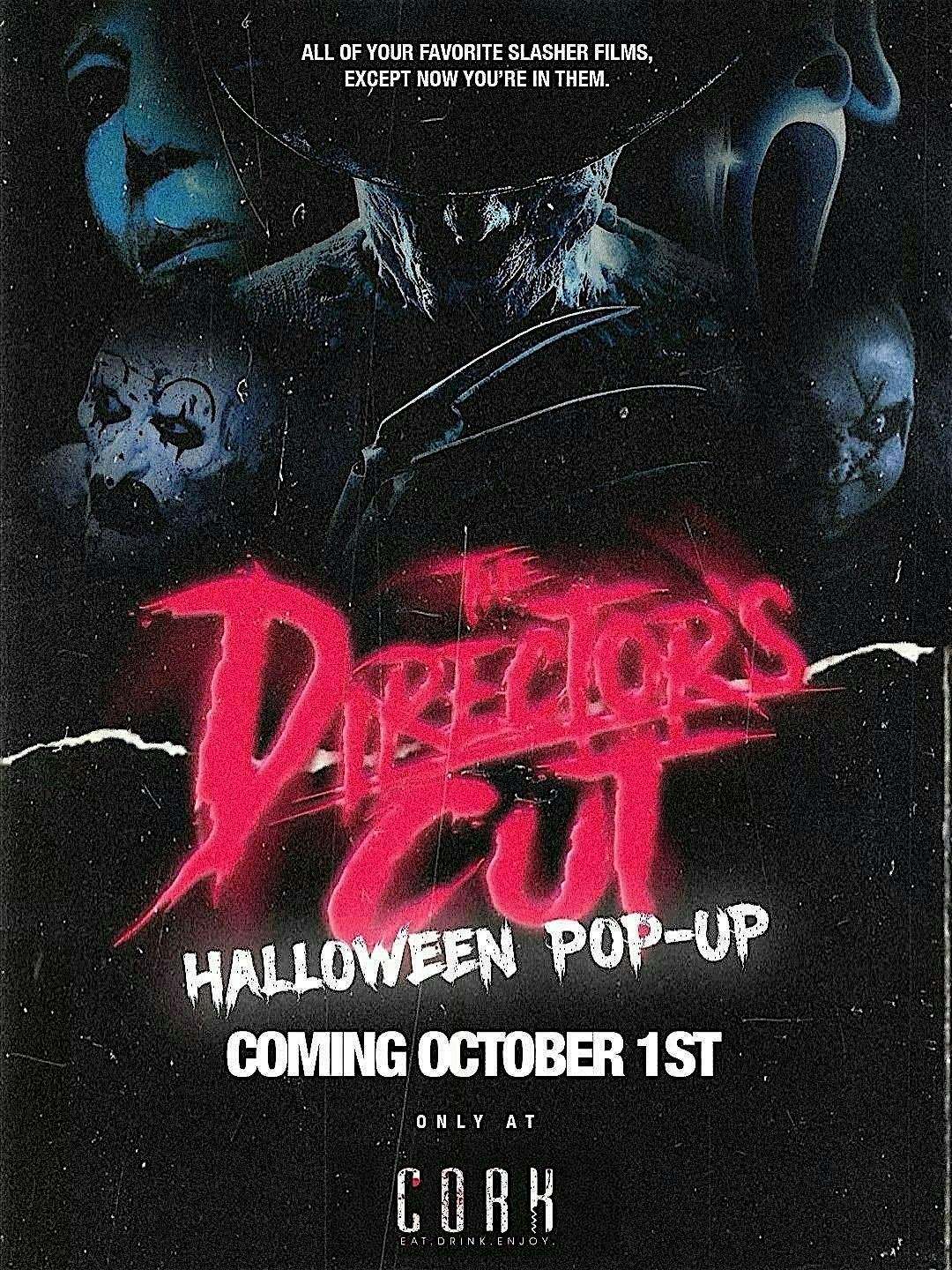 Director's Cut Halloween Pop-Up @Cork Bar & Kitchen