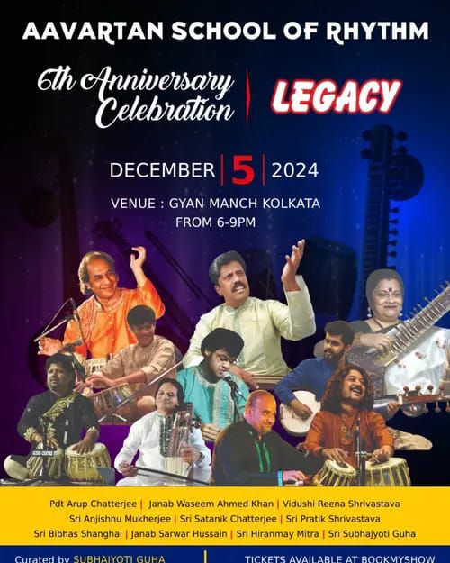 LEGACY - 6th Anniversary Celebration of Aavartan School of Rhythm 