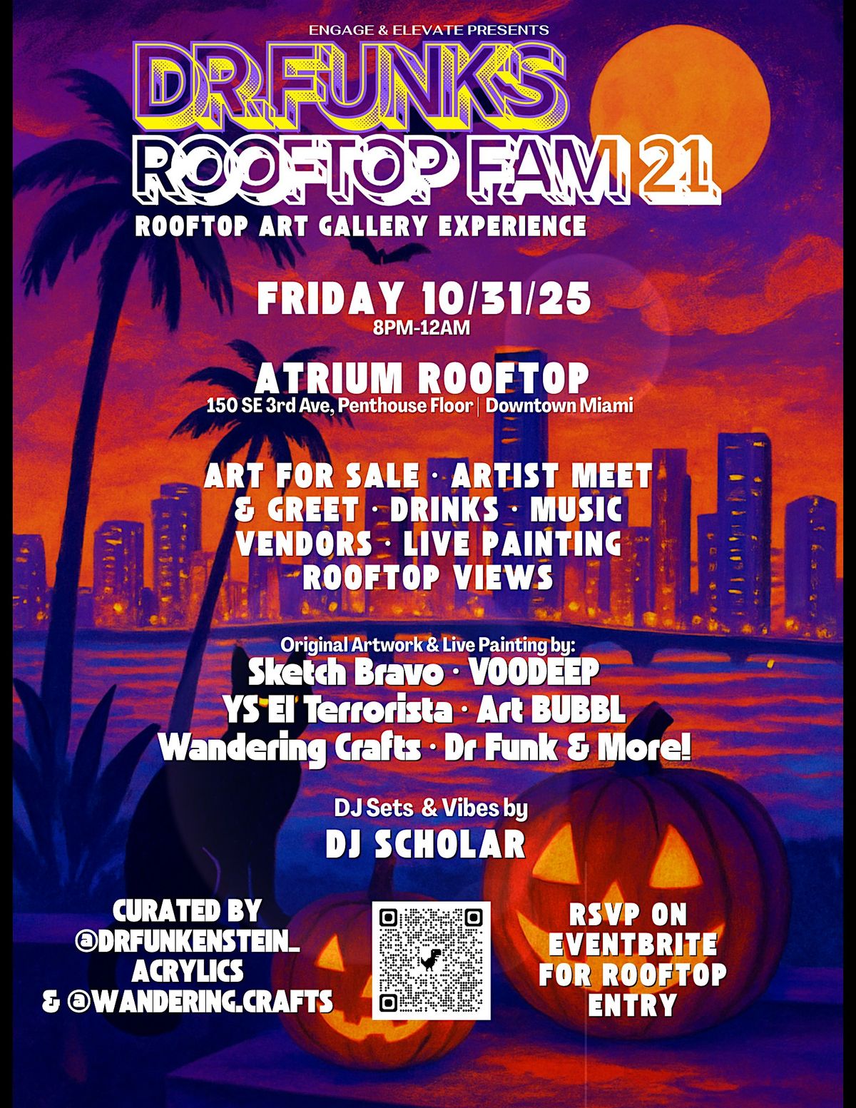 Rooftop Fam 21: Miami's Rooftop Art Gallery Experience!