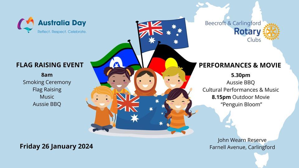 Australia Day Event 2024, John Wearne Reserve, Castle Hill, 26 January 2024