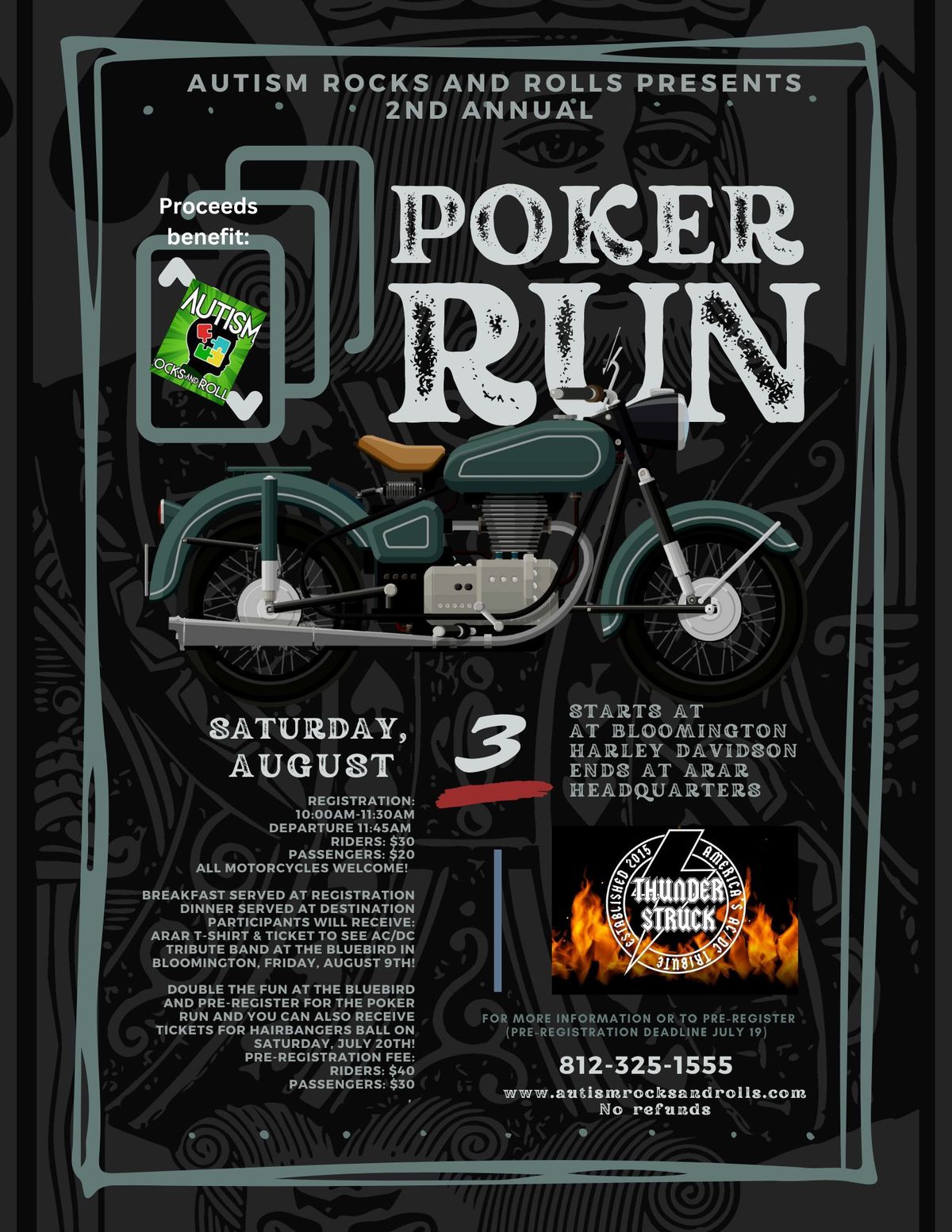 2nd annual Autism Rocks Poker Run