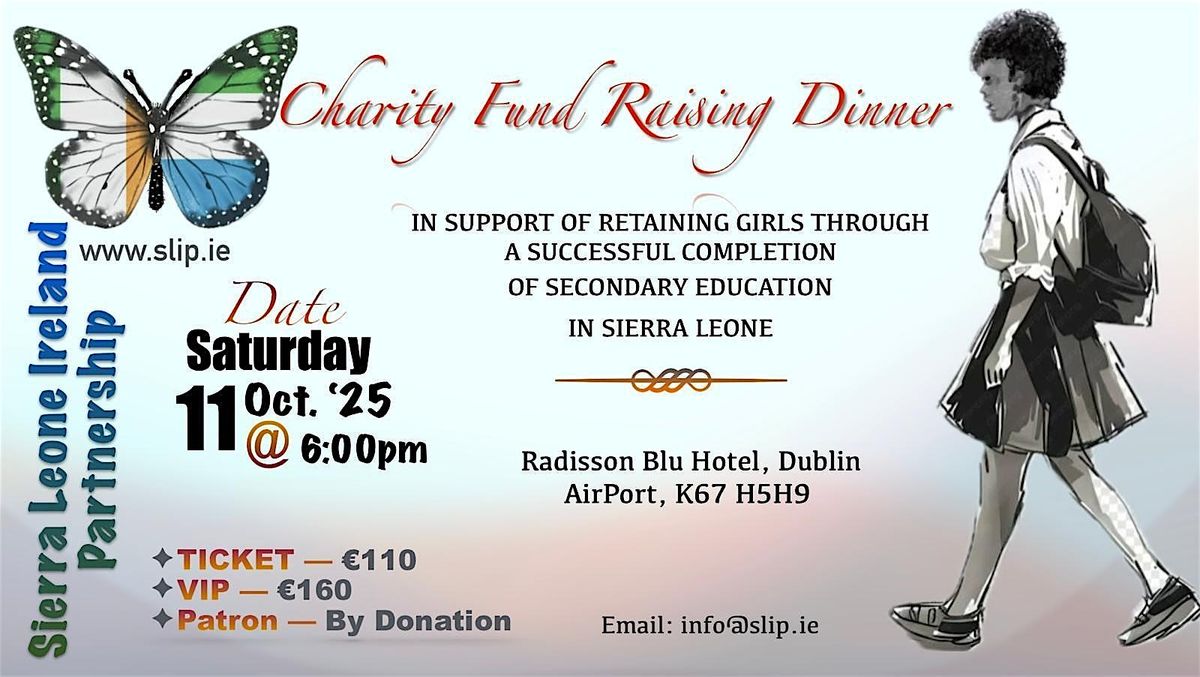 Fundraising Dinner in support of keeping girls in school in Sierra Leone