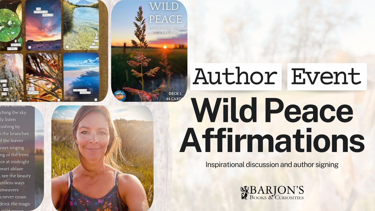 [AUTHOR EVENT} Wild Peace Affirmations with Amanda Fox Gibbons