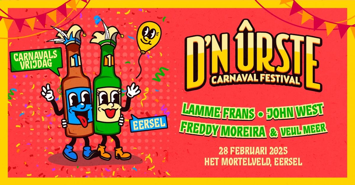 D'n \u00dbrste Festival 2025 - Het grootste carnavalsfeest van de Kempen