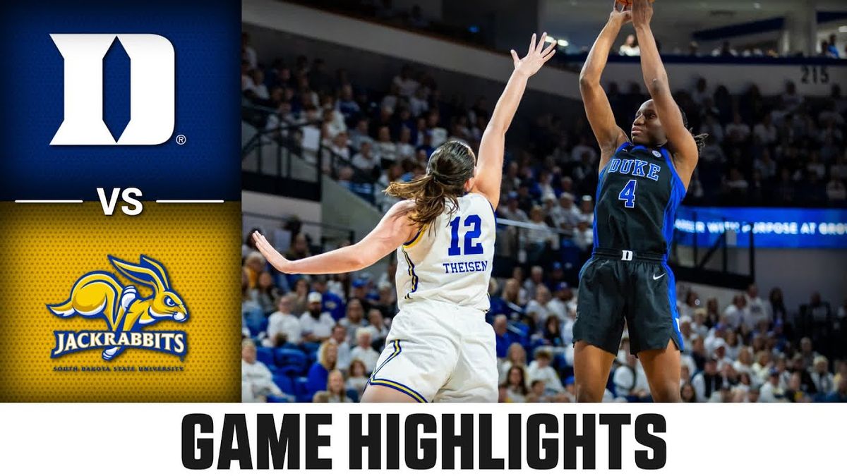 South Dakota State Jackrabbits at Duke Blue Devils Womens Basketball
