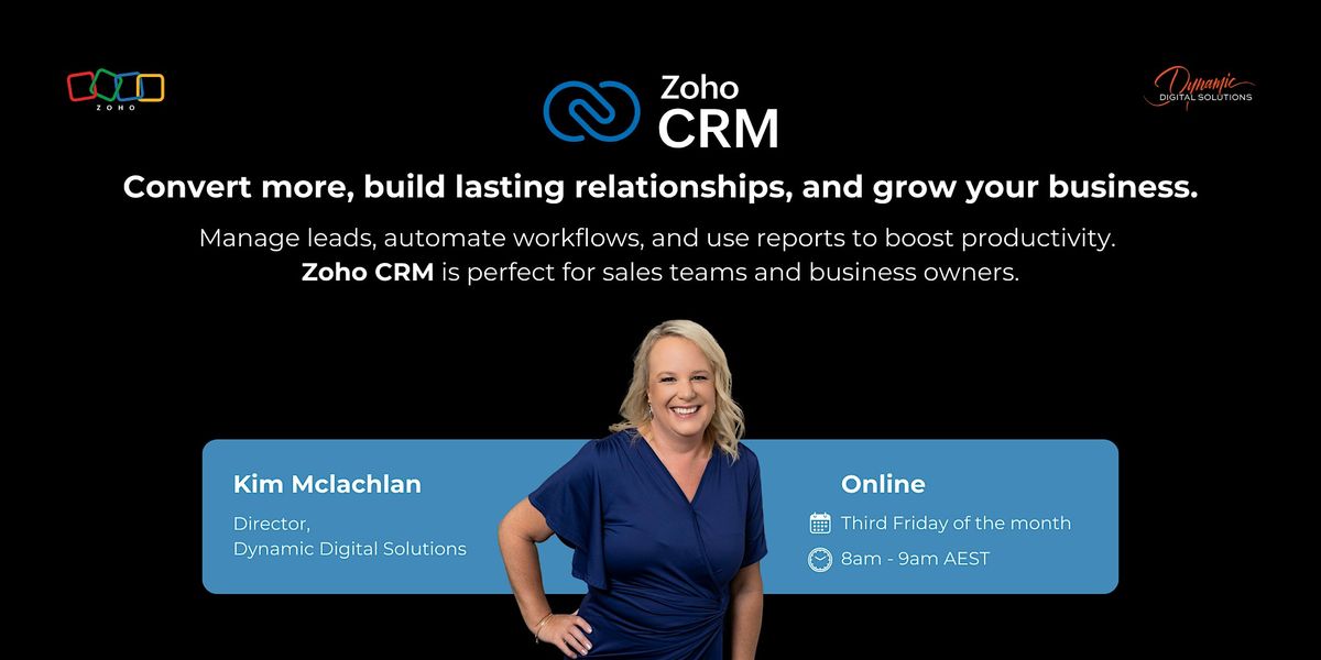 Zoho CRM Training Online - Melbourne