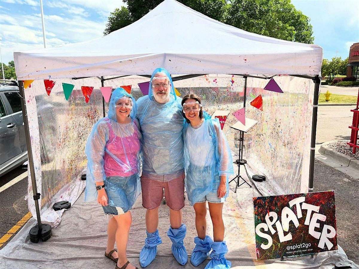 Splatter Paint Tent at Something Brewery