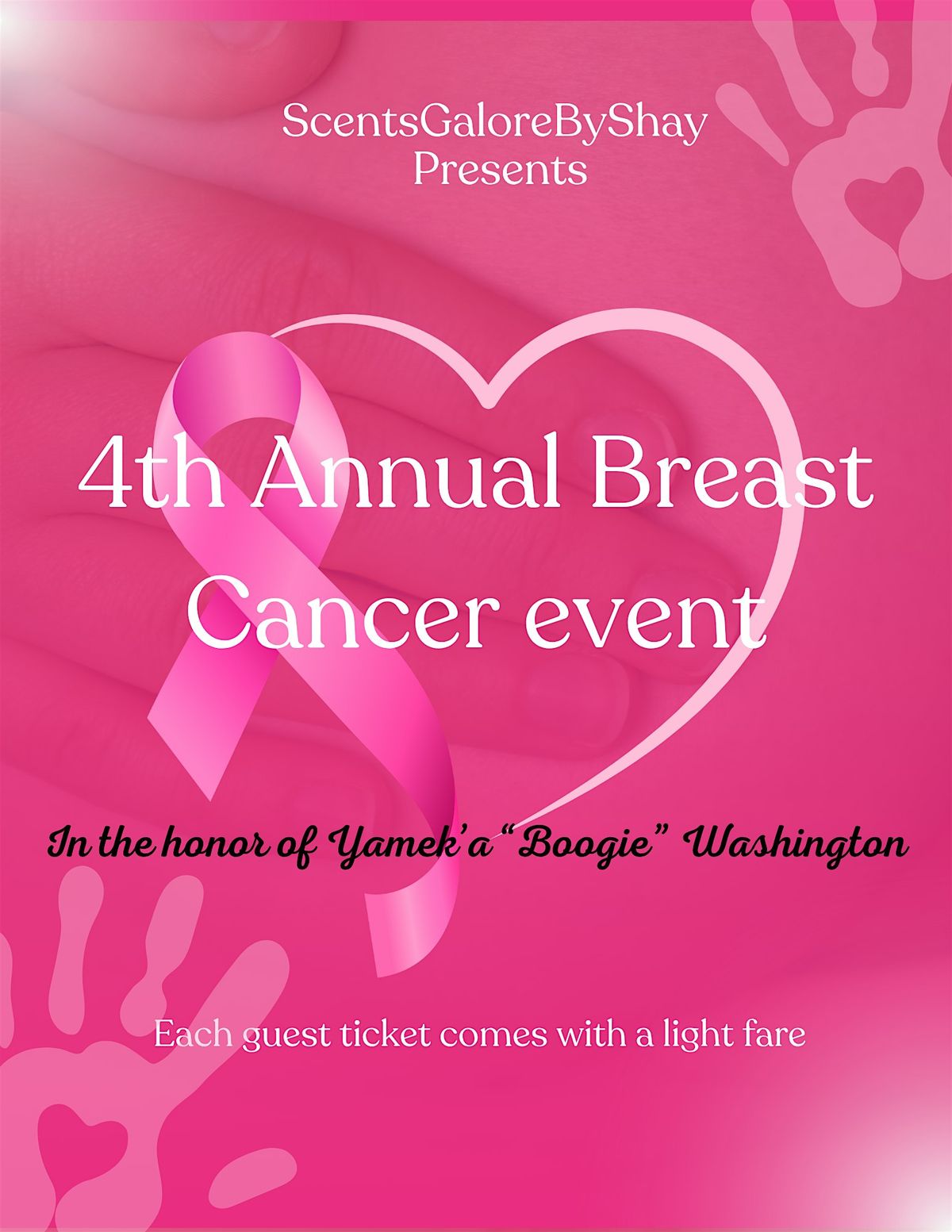 4th Annual Breast Cancer event