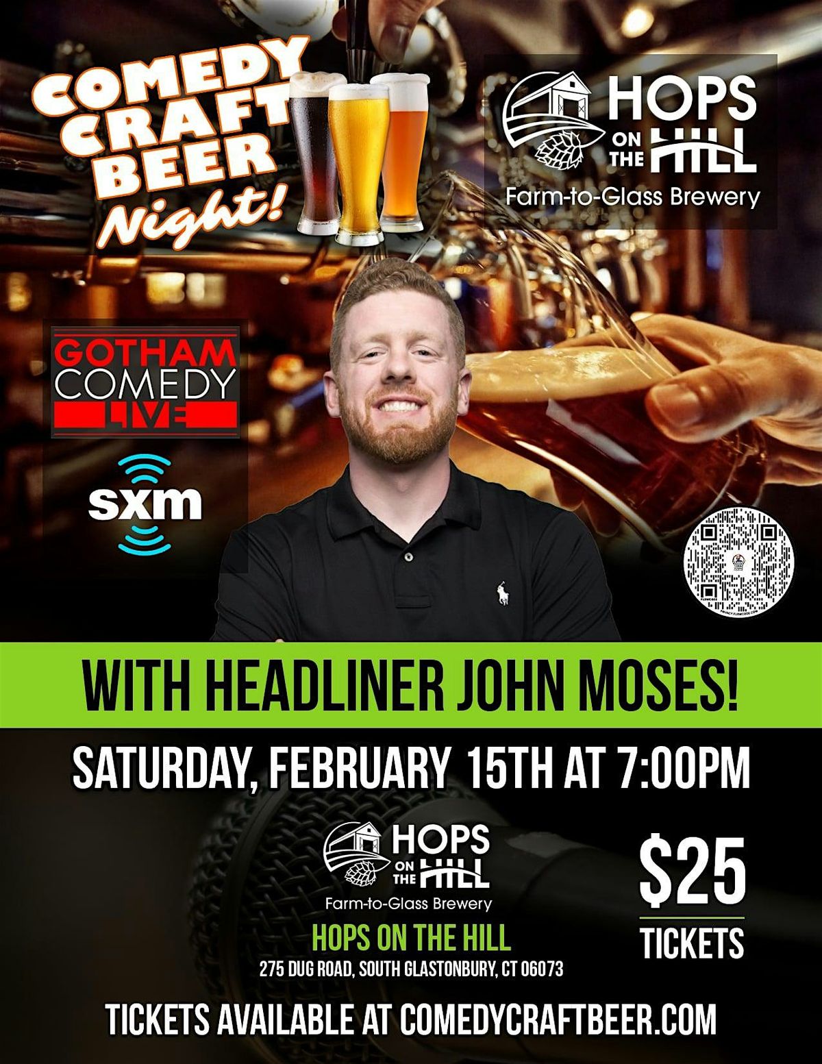 Comedy Night at Hops on The Hill Farm Brewery