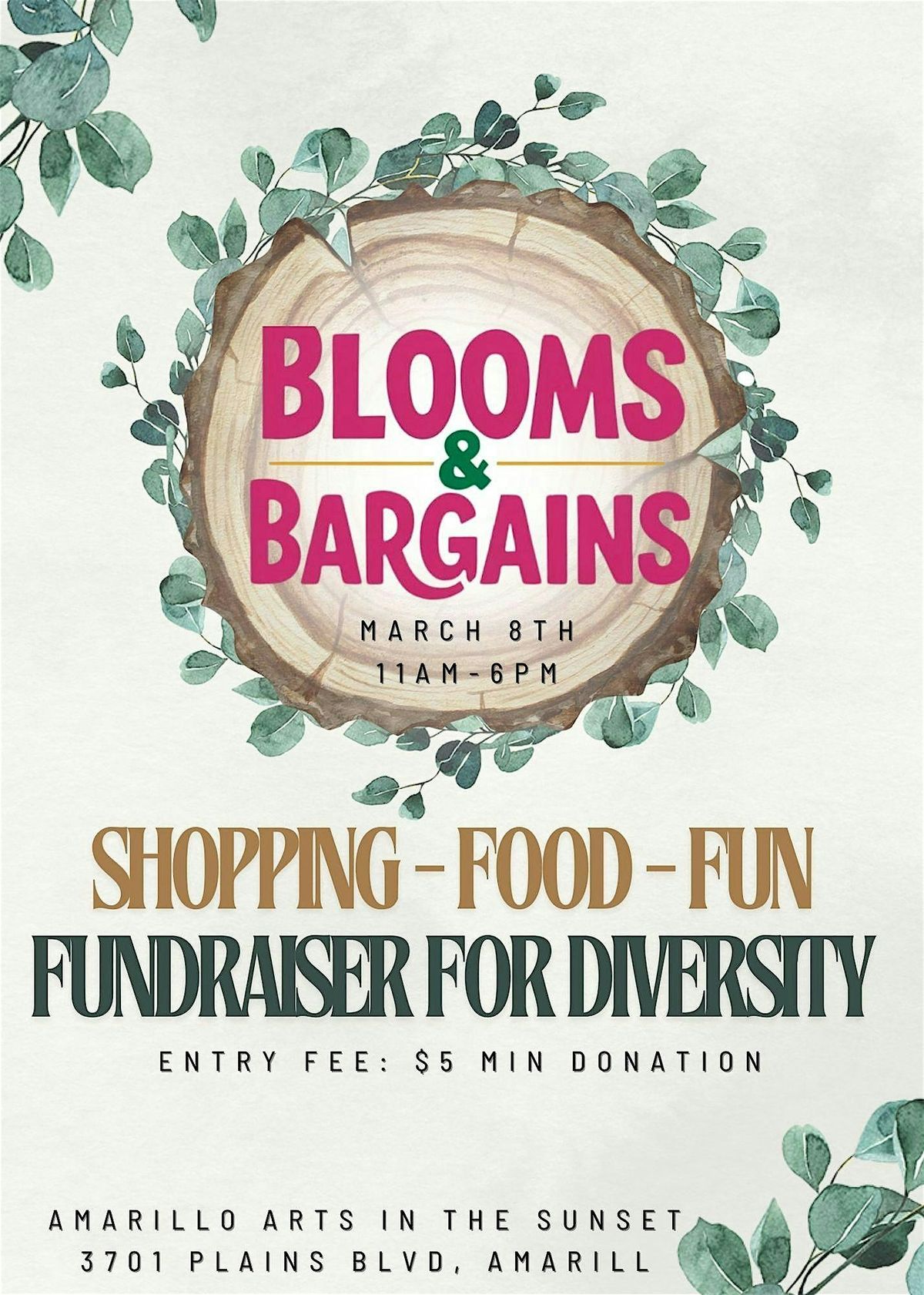 Blooms & Bargains Vendor Show