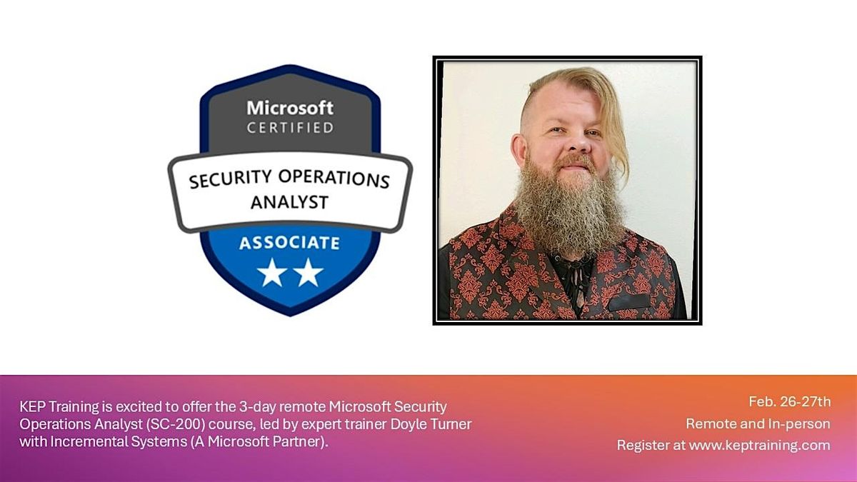 Microsoft Security Operations Analyst Certification Course (SC-200)