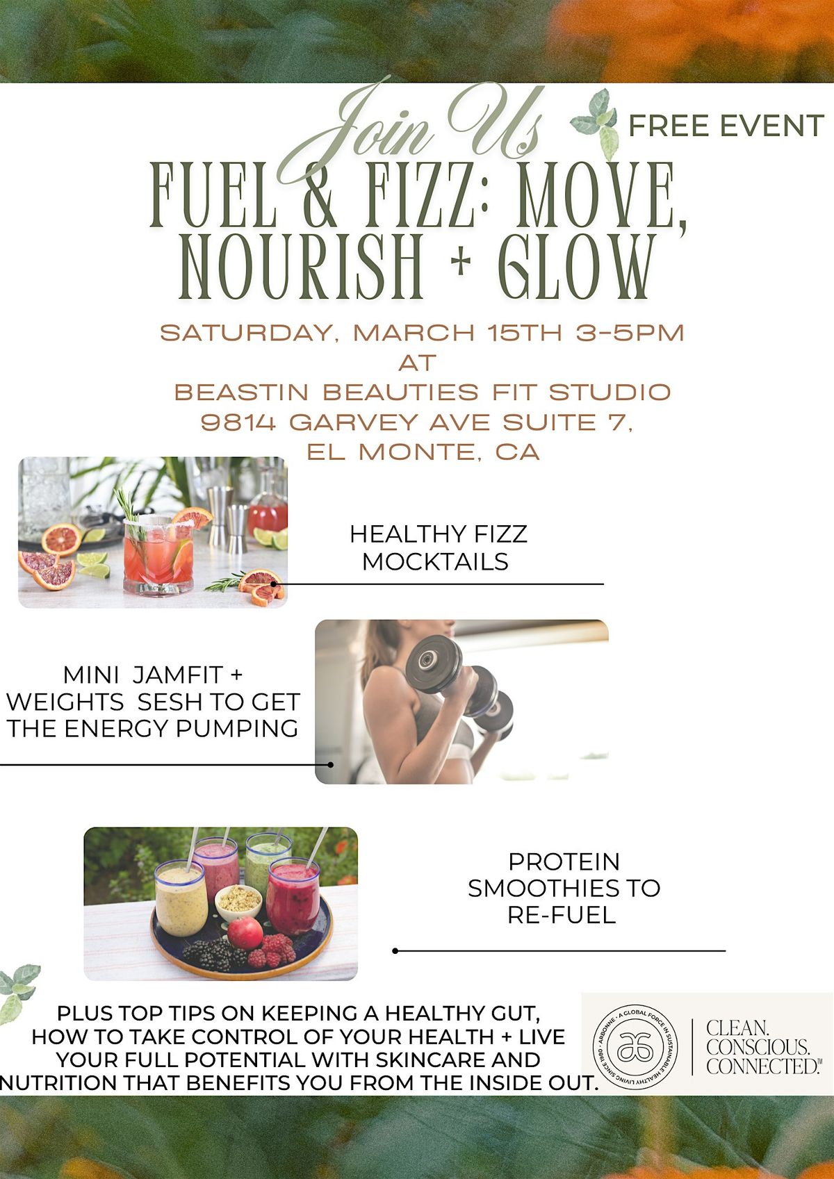 Fuel & Fizz: Move, Nourish + Glow