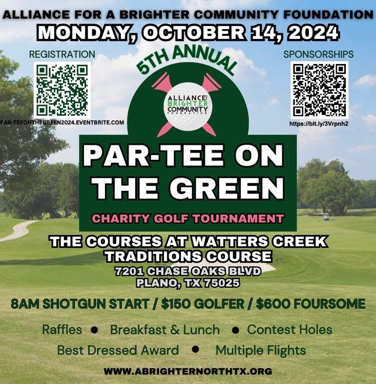 5th Annual Par-Tee on the Green Charity Golf Tournament