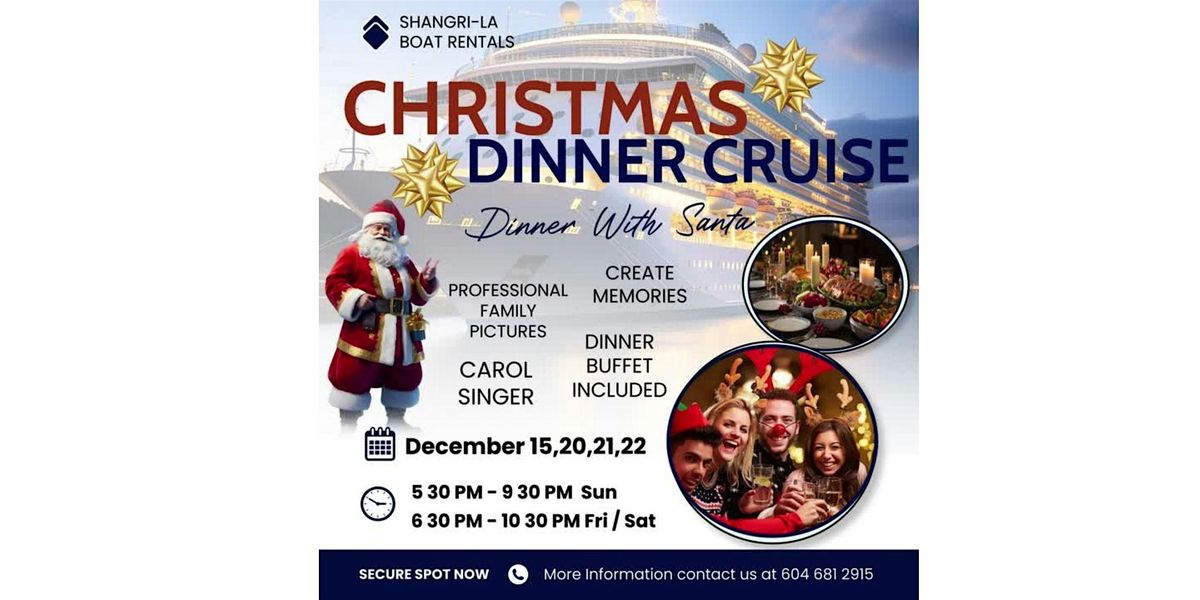 Carol Ship Carol Dinner Cruise Friday Dec 20