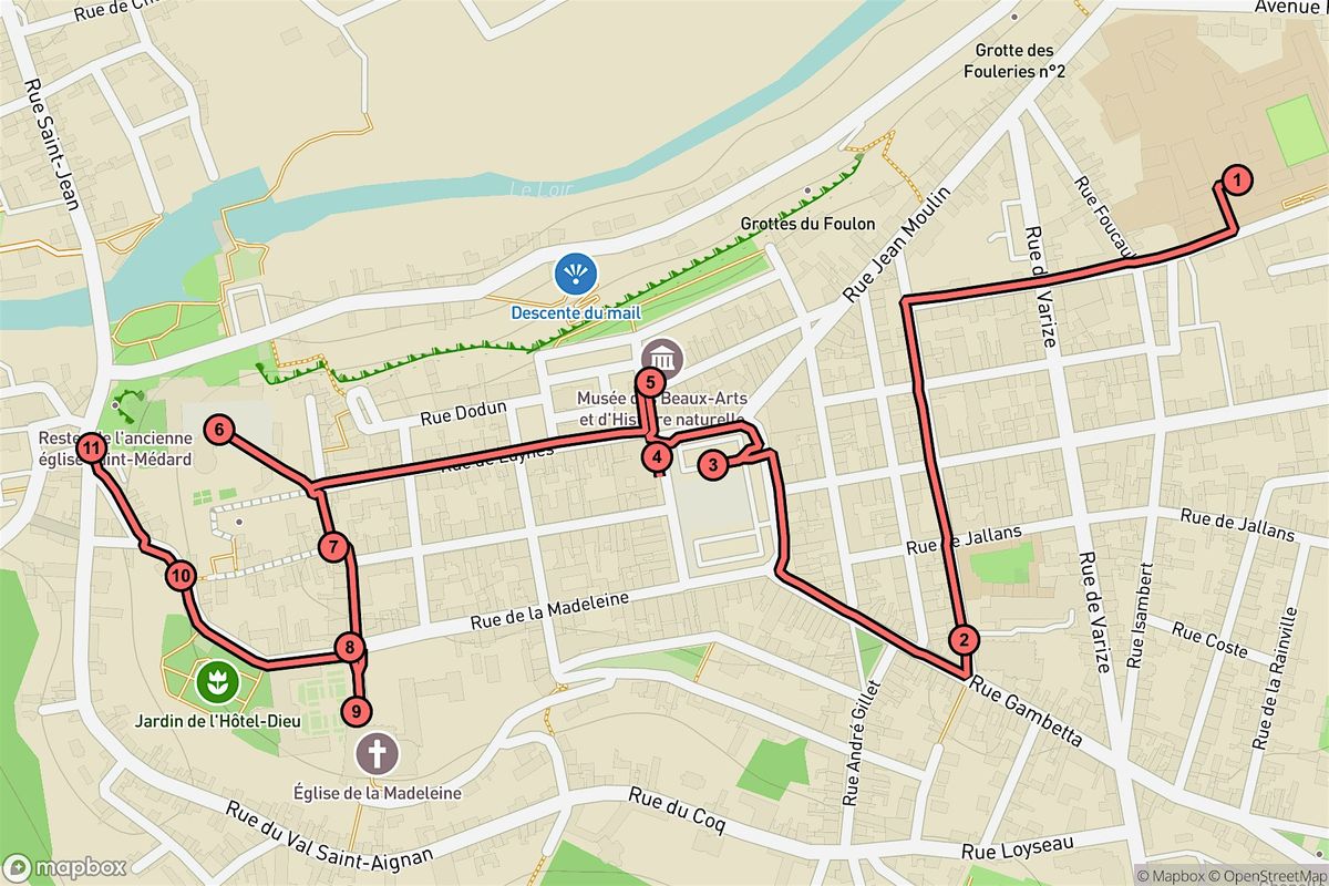 Ch\u00e2teaudun Audio Tour: Echoes of Legends and Timeless Stones