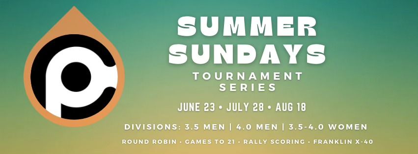 Summer Sundays Tournament Series June 23rd