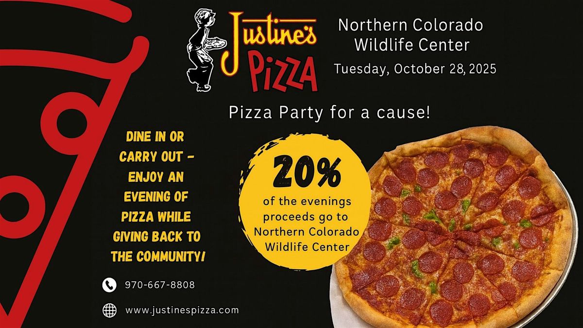 Eat Pizza. Save Wildlife! @ Justine's Pizza