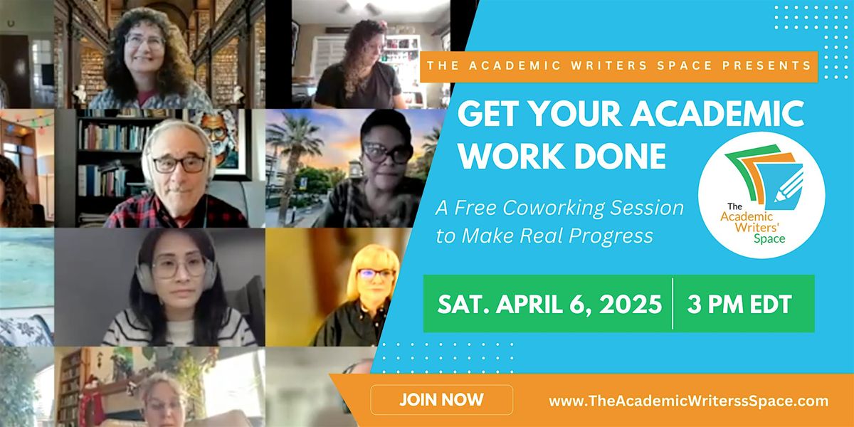 Get Your Academic Work Done: A Free Coworking Session to Make Real Progress