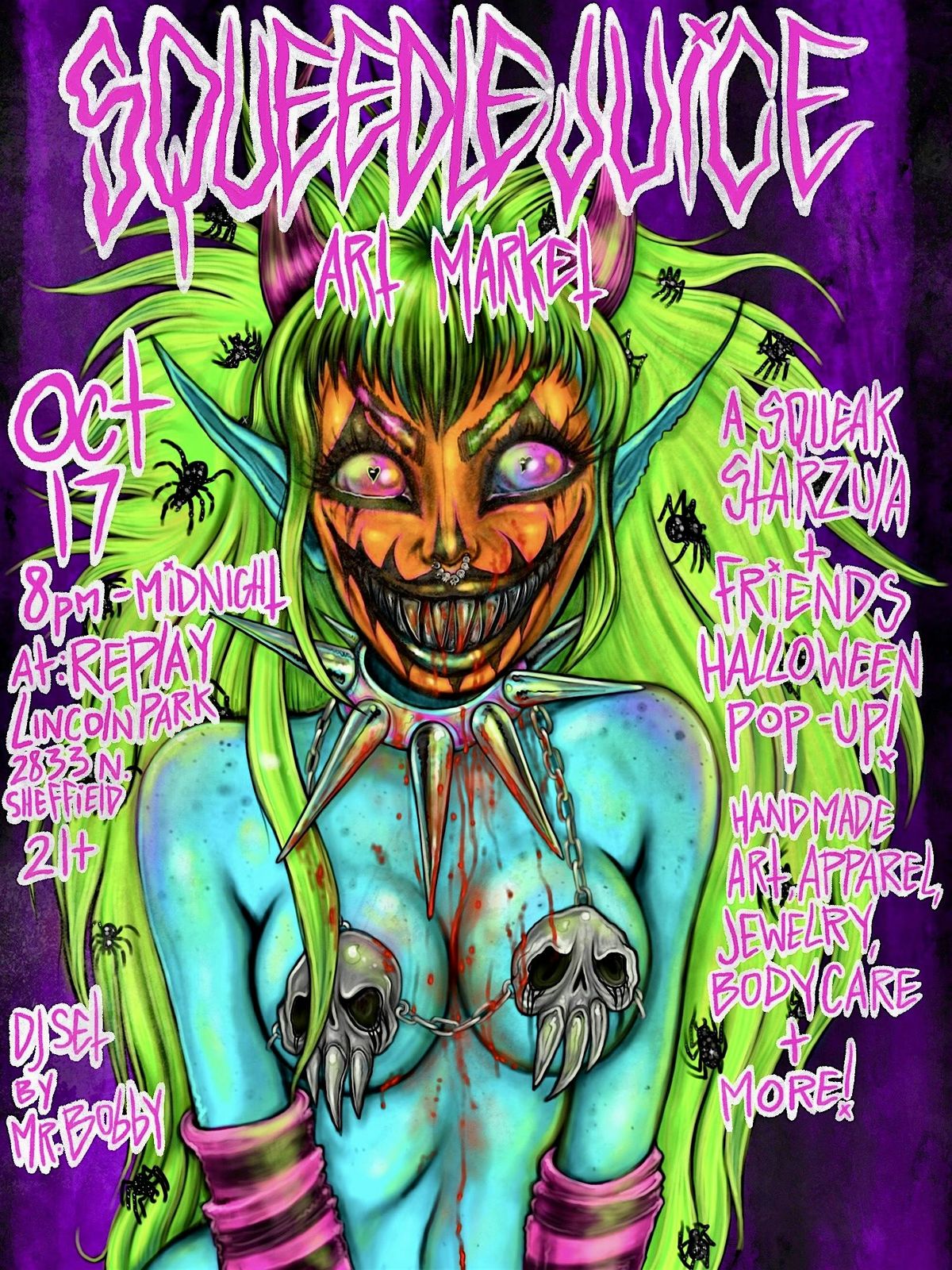 Squeedlejuice Art Market Pop Up