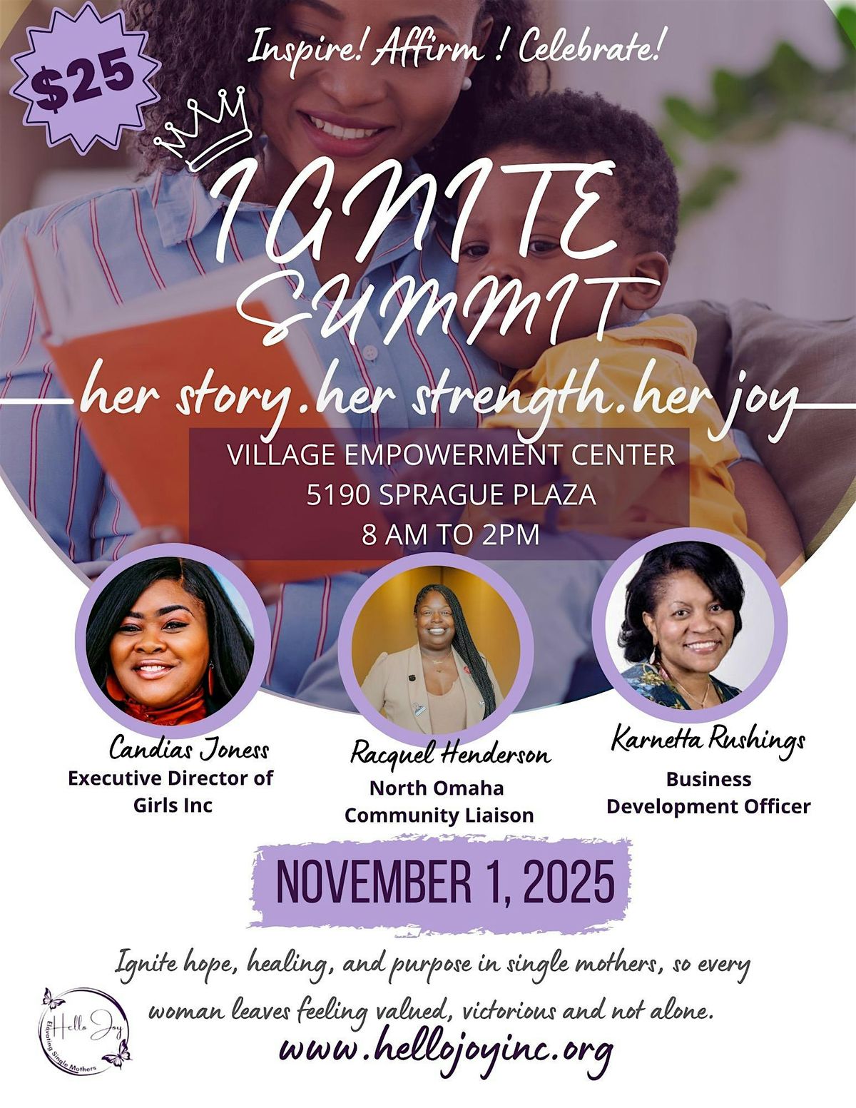 Ignite:Single Mother Summit:Her Story, Her Strength, Her Joy