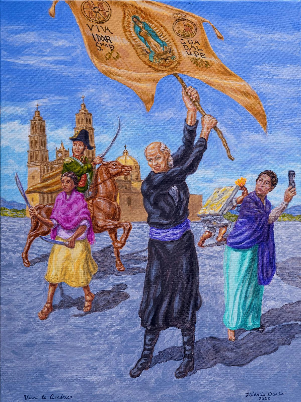 Fiesta de la Independencia de M\u00e9xico (Painting by Fidencio Dur\u00e1n)