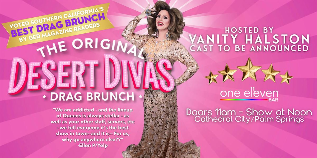 Desert Divas Drag Brunch with Vanity Halston - October 5th