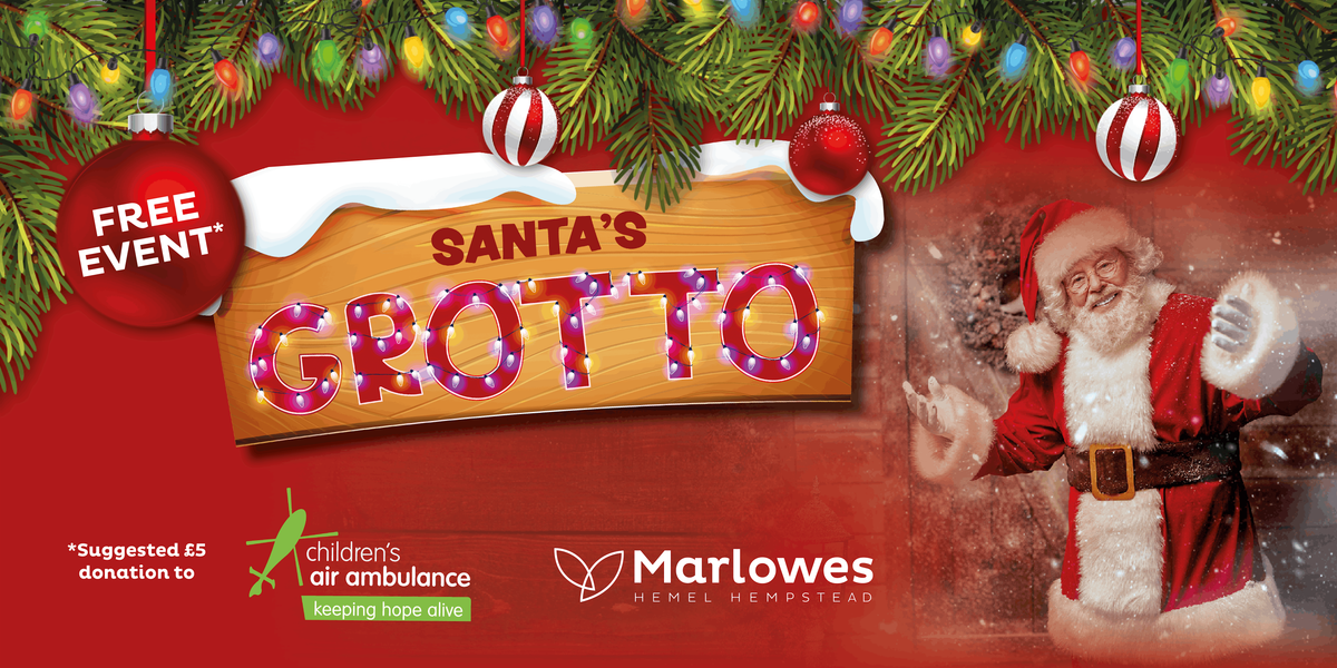 Santa's Grotto at The Marlowes, Hemel Hempstead