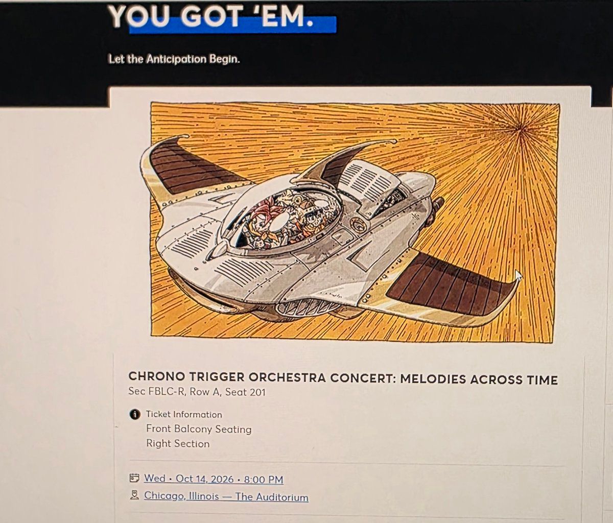 Chrono Trigger Orchestra Concert: Melodies Across Time