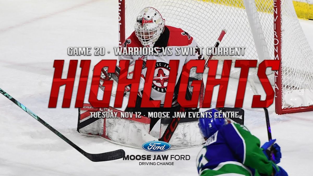 Moose Jaw Warriors at Swift Current Broncos at InnovationPlex