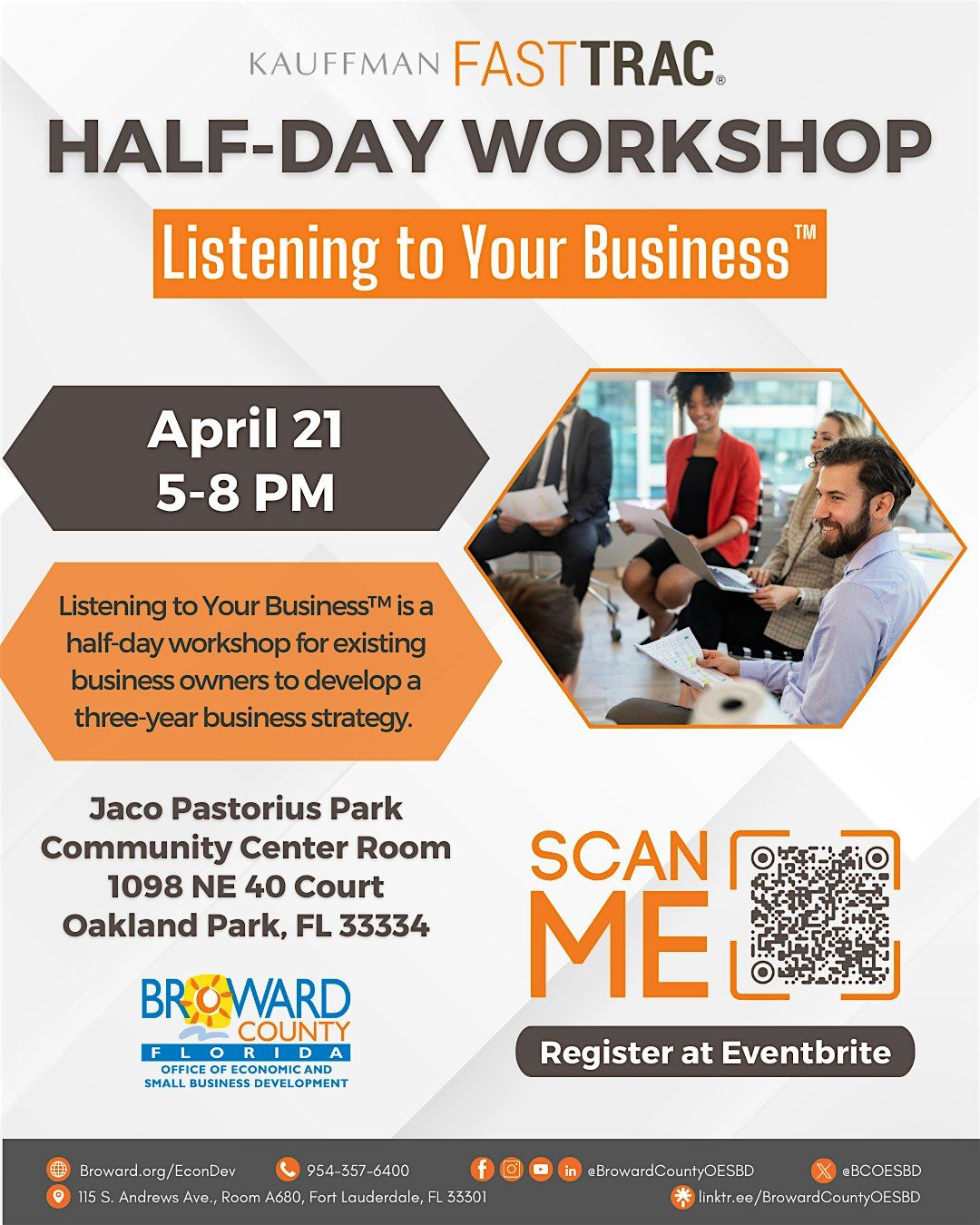 Kauffman FastTrac\u00ae Half-day Session: Listening to Your Business\u2122