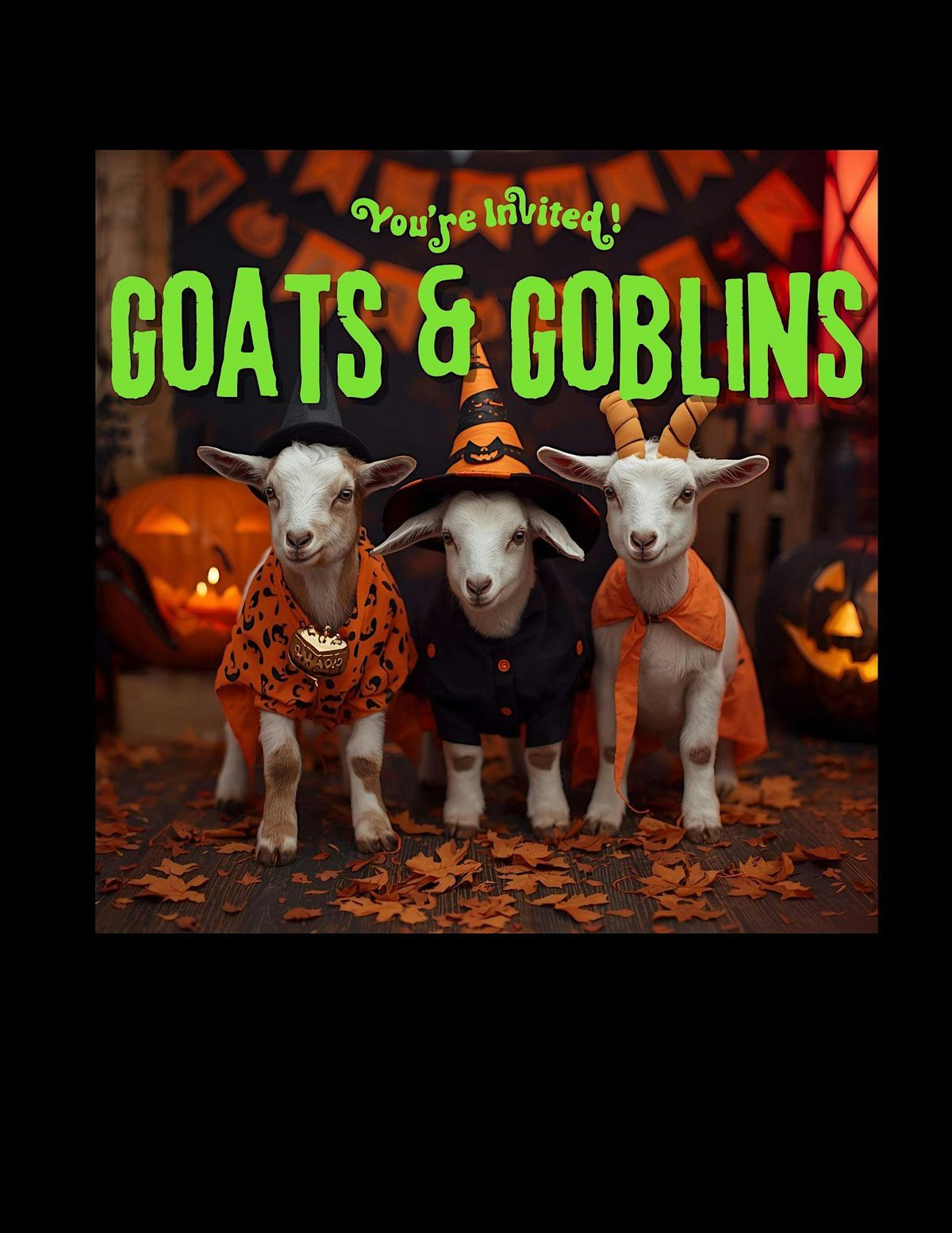GOATS & GOBLINS 5th Annual Community Halloween Party