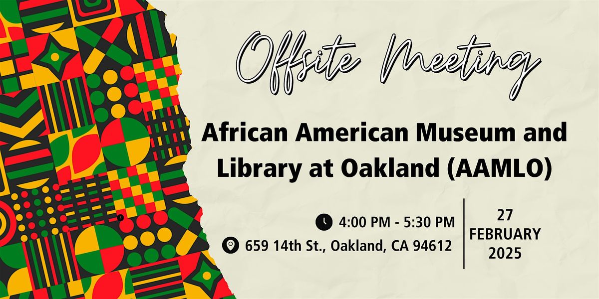 Exclusive Tour of the African American Museum & Library at Oakland