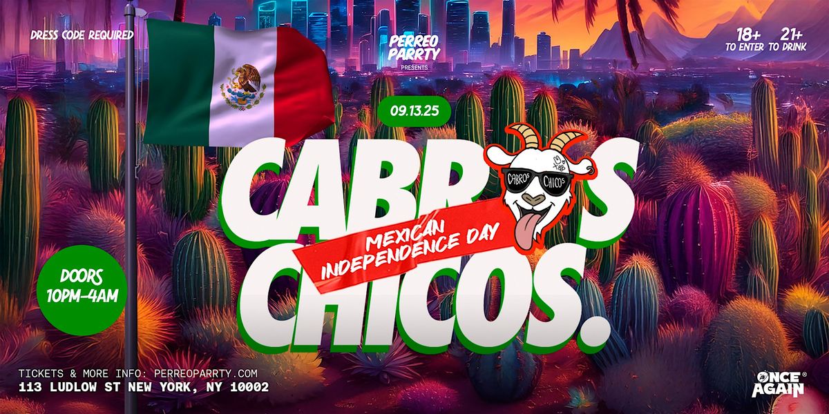 Cabros Chicos - Mexican Independence | Dance Party in NY (18+)