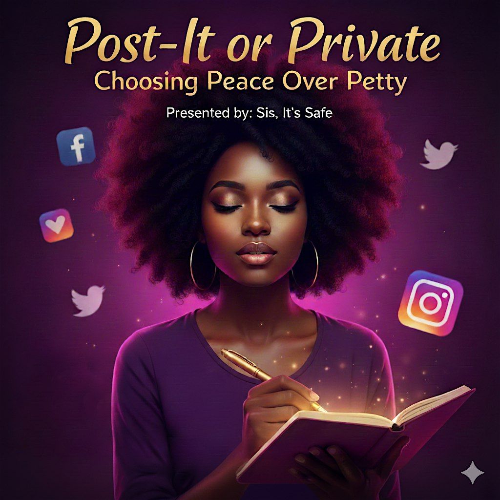 Post it or Private: Choosing Peace over Petty