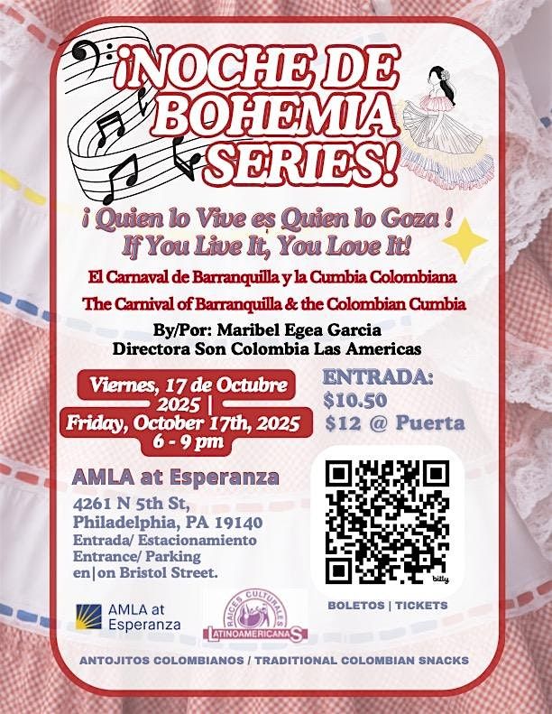 Noche de Bohemia: Colombian Carnival and Cumbia