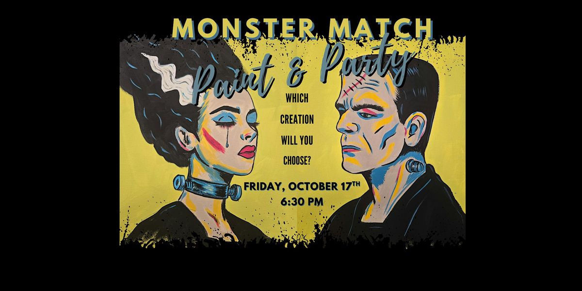 Monster Match Paint and Party at Lucid Winery