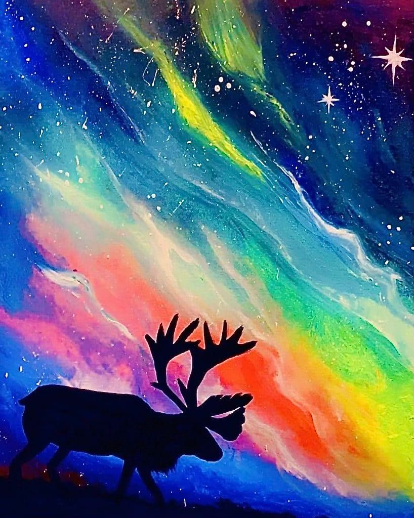 Cosmic Caribou Glow in the Dark