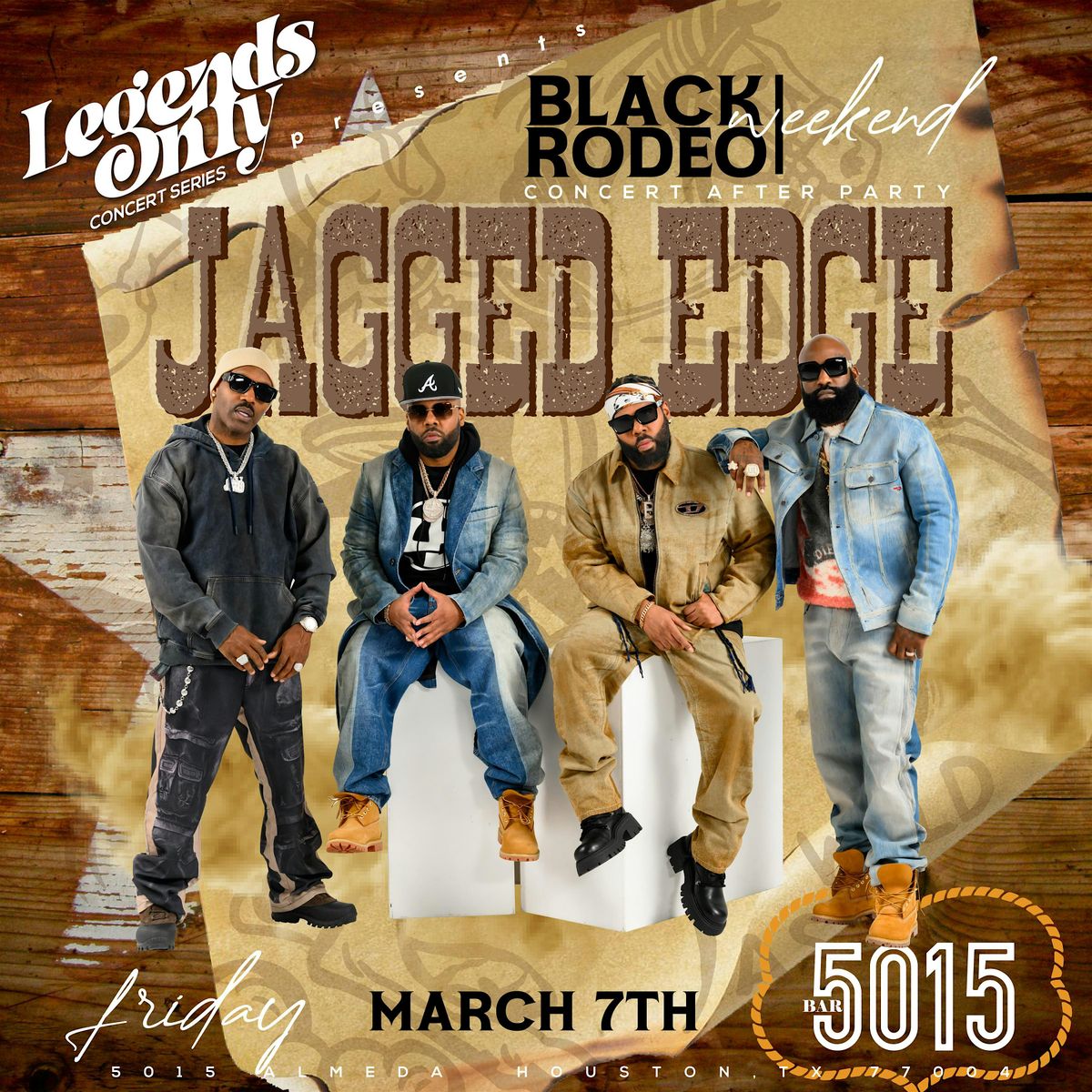 Jagged Edge & Keith Sweat 5015 Black Rodeo Night After Party