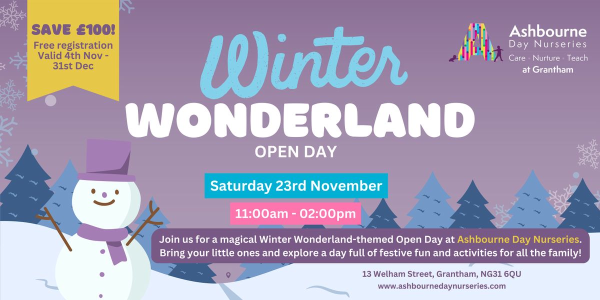 Winter Wonderland Open Day