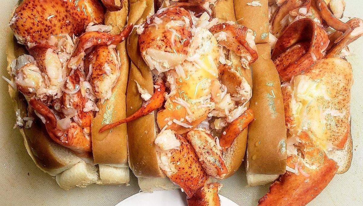 Lobster Dogs at PEACH COBBLER FACTORY in SPARTANBURG