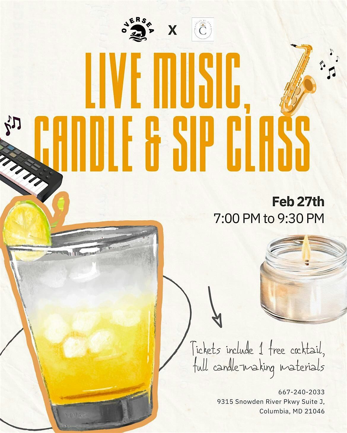 Candle & Sip Class