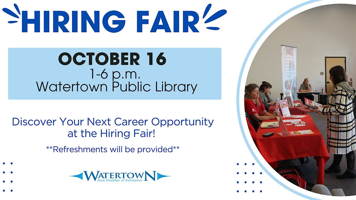Watertown Area Hiring Fair