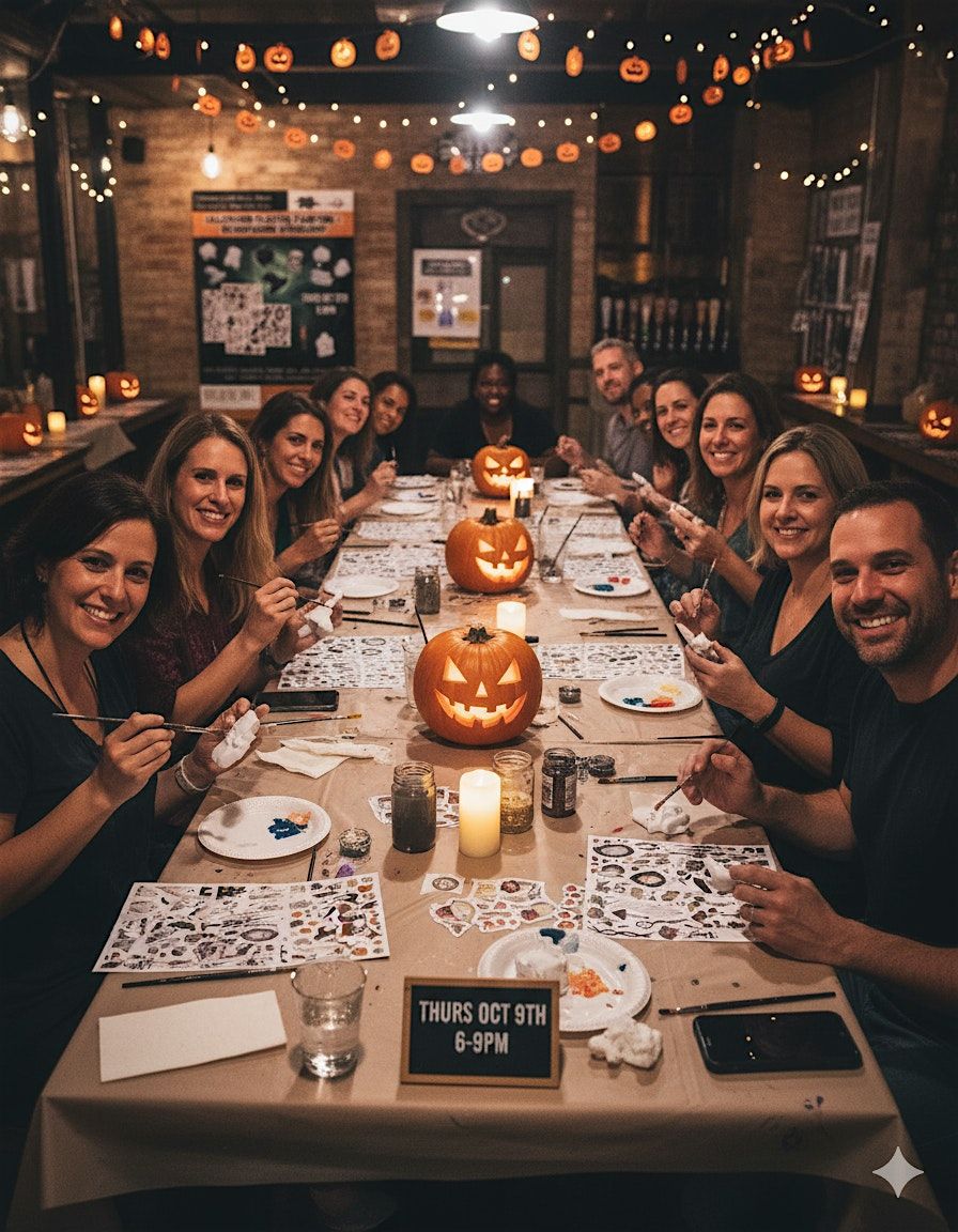 Halloween Plaster Painting & Decoupaging Workshop