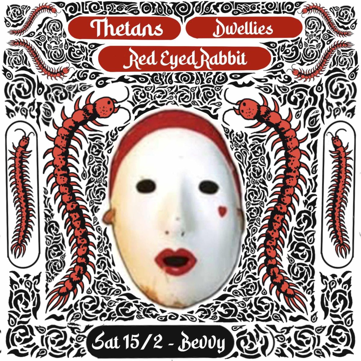 THETANS | RED EYED RABBIT | last ever show from \u0110WELLIES!