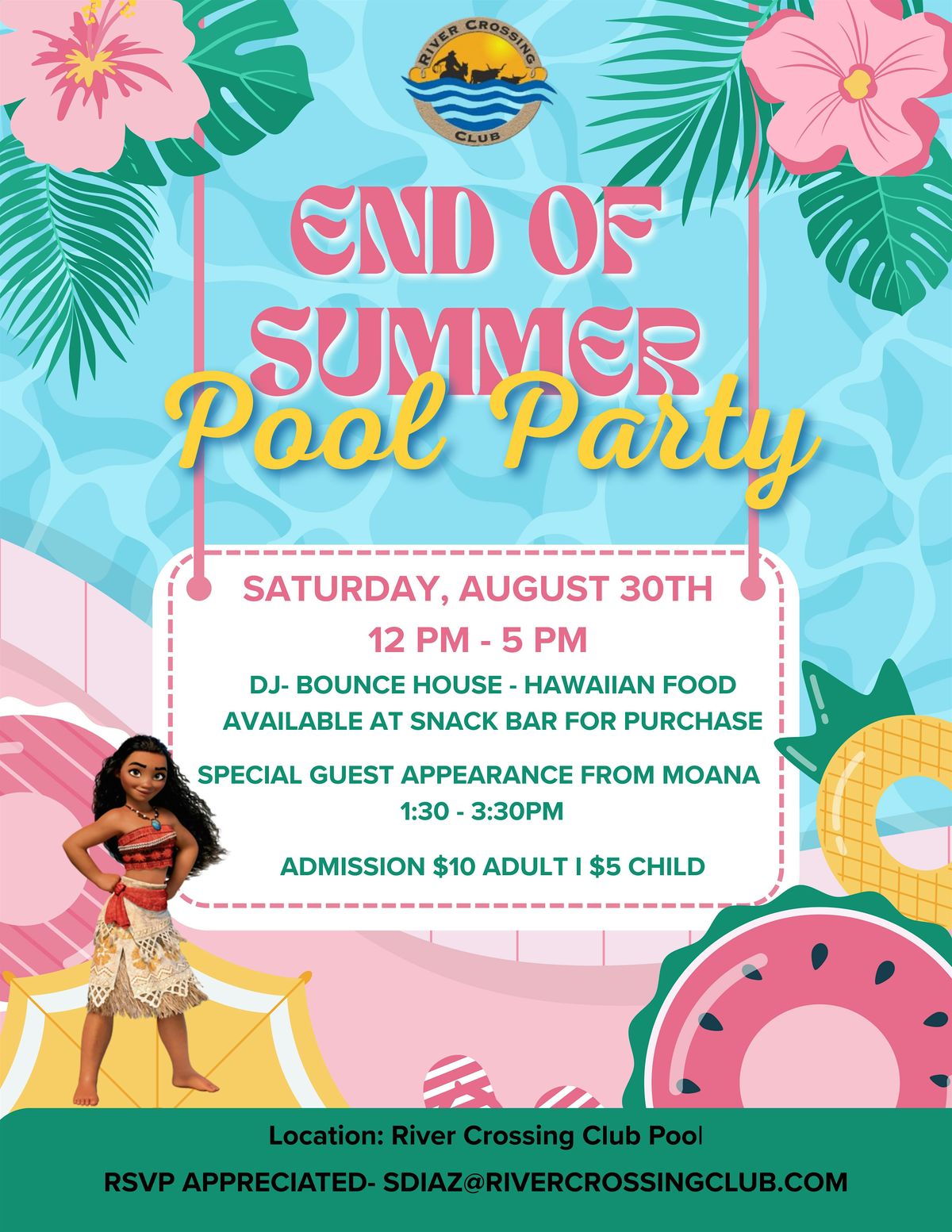 End of Summer Pool Party!