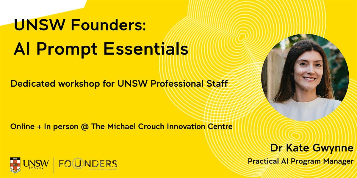 AI Prompt Essentials: for UNSW Professional Staff