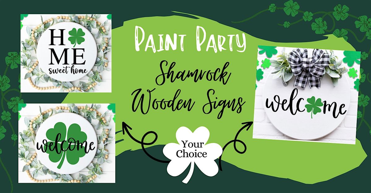 Shamrock Wooden Sign Workshop | West Park Station