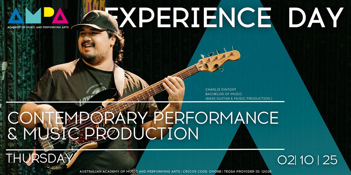 AMPA Experience Day - Contemporary Music Performance & Music Production