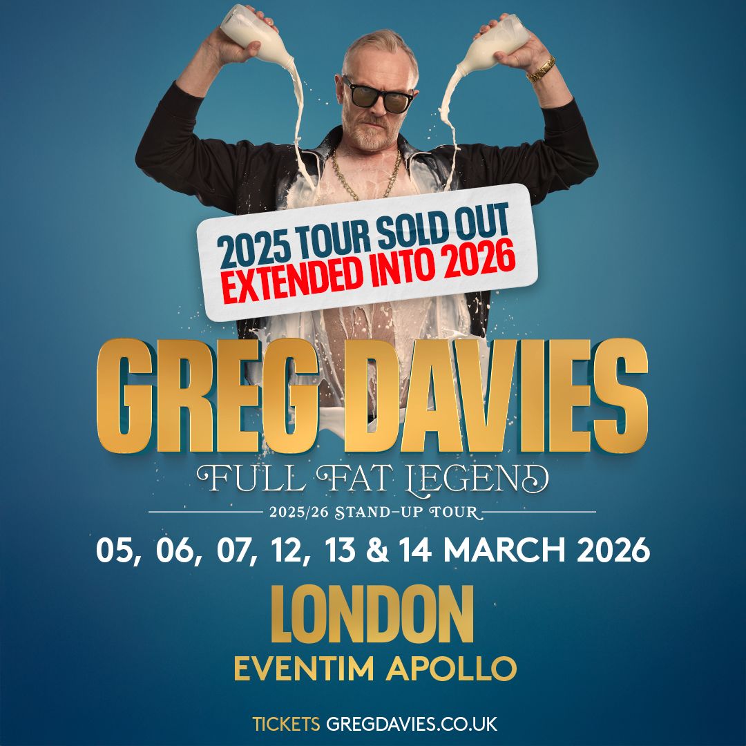 Greg Davies at Eventim Apollo